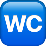 🚾 W. C Émoji sur Apple macOS et iOS iPhones