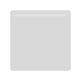 White Medium Square Emoji on Apple macOS and iOS iPhones