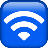 🛜 Значок беспроводной сети Эмодзи на Apple macOS и iOS iPhone