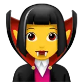 🧛‍♀️ Vampir Wanita Emoji Pada Macos Apel Dan Ios Iphone