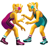 Femei Practicând Wrestling on Apple