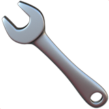 Wrench Emoji on Apple macOS and iOS iPhones