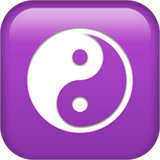 ☯️ Yin yang Emoji nos Apple macOS e iOS iPhones