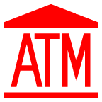 Atm-Symbool on AU by KDDI
