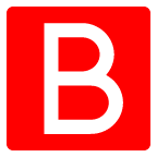 B Button (Blood Type) on AU by KDDI