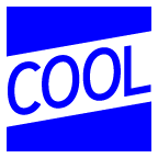 Cool符号，表示酷、流行 on AU by KDDI