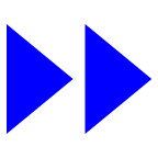 Framåtspolningssymbol on AU by KDDI