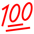 100分符号 on AU by KDDI