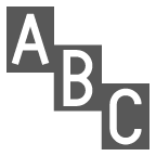 字母的输入符号 on AU by KDDI