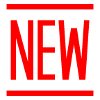 Πινακίδα «New» on AU by KDDI