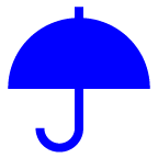 빗방울을 맞고 있는 우산 on AU by KDDI
