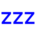 Zeichen für Schlafen on AU by KDDI