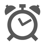Alarm Clock Emoji in Docomo