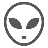 👽 Extraterrestre Emoji en Docomo