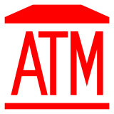 Знак банкомата Эмодзи в Docomo