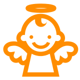 👼 Angelito Emoji en Docomo
