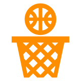 🏀 Balon de baloncesto Emoji en Docomo