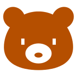 🐻 Muso di orso Emoji su Docomo