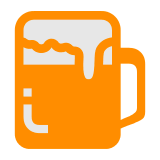 Beer Mug Emoji in Docomo