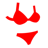 👙 Bikini Emoji auf Docomo