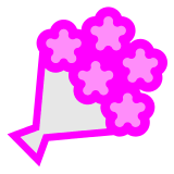 Bouquet Emoji in Docomo