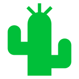 🌵 Cactus Emoji in Docomo