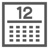 📅 Calendar Emoji in Docomo