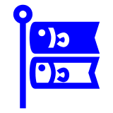 Carp Streamer Emoji in Docomo