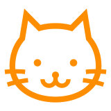 Cat Face Emoji in Docomo