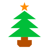 🎄 Weihnachtsbaum Emoji auf Docomo