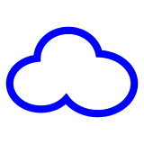 Cloud Emoji in Docomo