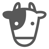🐮 Muso di mucca Emoji su Docomo