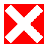 Piktogramm mit X Emoji Docomo