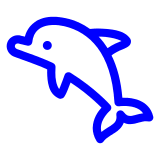 🐬 Dolphin Emoji in Docomo