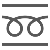 ➿ Double Curly Loop Emoji in Docomo