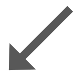 ↙️ Freccia rivolta verso sinistra che punta in basso Emoji su Docomo