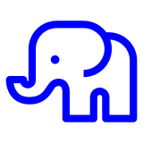 🐘 Elefante Emoji su Docomo