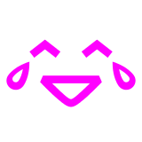 Gesicht mit Freudentränen Emoji Docomo