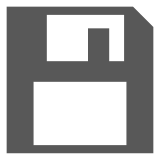 💾 Floppy Disk Emoji in Docomo