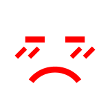Faccina con occhi spalancati Emoji Docomo
