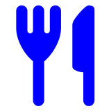 Fork and Knife Emoji in Docomo