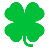 🍀 Four Leaf Clover Emoji in Docomo