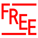 Señal con la palabra “Free” Emoji Docomo