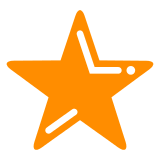 Glowing Star Emoji in Docomo