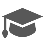 🎓 Graduation Cap Emoji in Docomo