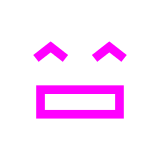 😄 Cara con amplia sonrisa y los ojos entornados Emoji en Docomo