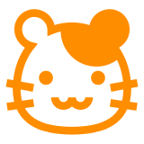 🐹 Cara de hamster Emoji nos Docomo