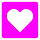 💟 Pulsante a forma di cuore Emoji su Docomo
