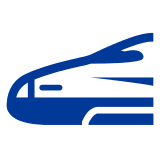 🚄 High-Speed Train Emoji in Docomo