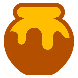 🍯 Honey Pot Emoji in Docomo